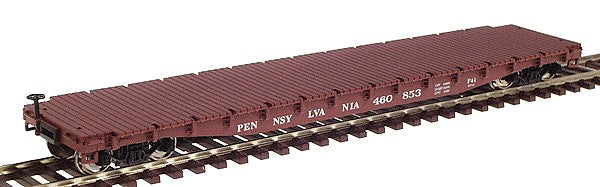 Model Power 2247 HO Scale Pennsylvania 51' Metal Flat Cars (Set of 2)