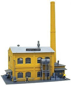 Model Power 2594 N Scale National Casket Co Built Up Building