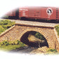 Monroe Models 2001 HO Single Track Stone Arch Bridge Kit