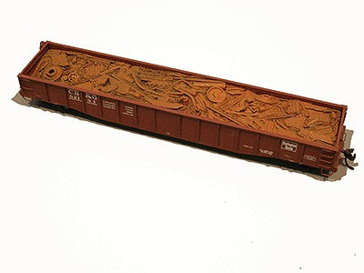Monroe Models 2104 HO Shredded Scrap Metal Load