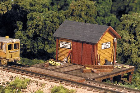 Monroe Models 9206 N Scale Speeder Shed Building Kit