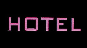 Miller Engineering 2181 O Large Horizontal Hotel, Animated Neon Style Sign Kit
