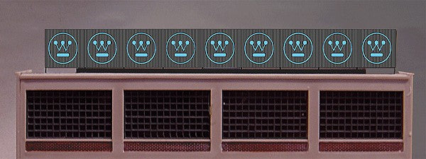 Miller Engineering 3181 HO/O Limited-Run Animated Neon Billboard Westinghouse