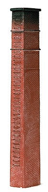 Model Railstuff 670 HO Brick chmny w/ladder red