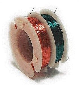 Ngineering N5038 Green & Red Round Magnet Wire # 38 - 100' Each
