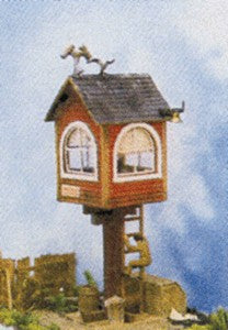 Northeastern Scale Models 520-30006 Watch Tower Kit - 5/8 x 5/8 1.6 x 1.6cm