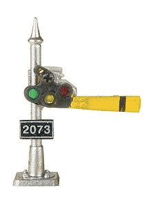 NJ International 1004 HO Scale Semaphores Upper-Quandrant Three-Light Head