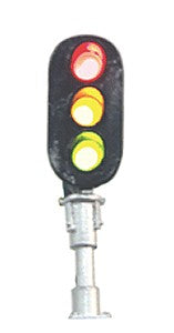 NJ International 1036 HO D-Type Signal 3-Light W/Mountings Head