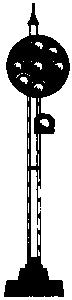 NJ International 1040 HO PRR 8-Light Position Signal
