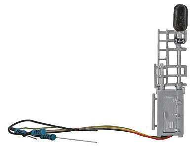 NJ International 2071 N Signal House/Mast w/ 3-Lite Head & Opening Door (1 Pair)