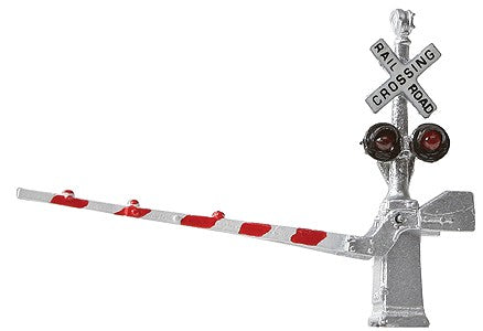 NJ International 2160 N Scale Red & White Crossing Gate Type "A" Signal (2)