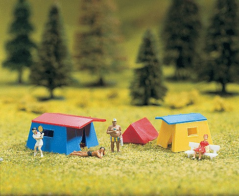 Noch 11700 HO Scale Camping Site Zeltplatz Set Mint In Box