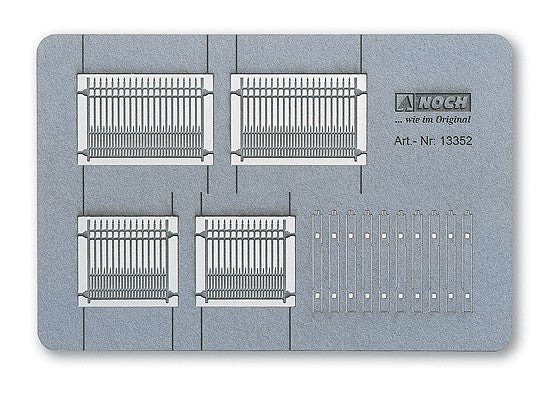 Noch Gmbh & Co 528-13352 HO Scale Berlin Residential Fence - Kit