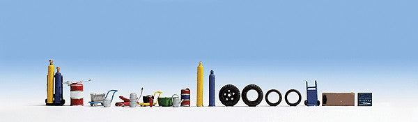 Noch 14815 HO Auto Workshop Scenic Accessory Sets