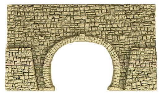 Noch 34938 N Tunnel Portal Broken Stone Double Track 16 x 9cm (Gray)