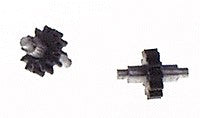 Northwest Short Line 1094-6 HOn3 Spur Gear 0.3 x 12T On 12T Shaft