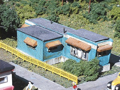NuComp Miniatures 606 N Scale Mobile Home Kit w/Porch #2 Kit