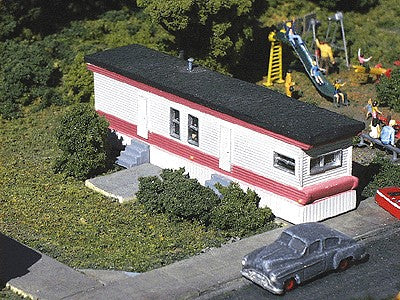 NuComp Miniatures 607 N Scale Mobile Home Building Kit