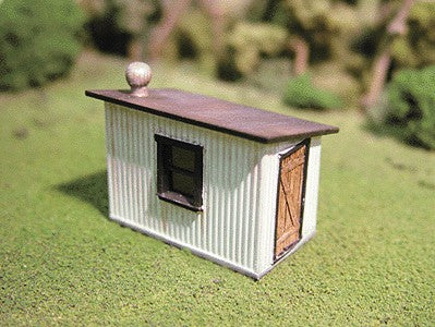 NuComp Miniatures H210 HO Scale Tool Shed Building Kit