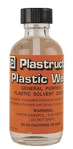 Plastruct 00002 Plastic Weld Solvent Cement - 2 oz. Bottle