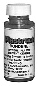 Plastruct 00003 Bondene Solvent Cement - 2 oz. Bottle