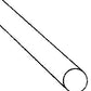 Plastruct 90291 1/16" x 8-3/4" Clear Acrylic Round Rod (Pack of 40)