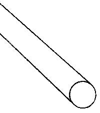 Plastruct 90291 1/16" x 8-3/4" Clear Acrylic Round Rod (Pack of 40)