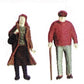 Plastruct 93337 Z 21/64" Unpainted Styrene Plastic City Figures (Set of 12)