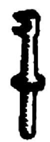 Precision Scale Company 3303 HO Handrail Stanchions Short 16