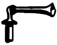 Precision Scale Company Co. 39016 HO Style 3 Air Horn Brass