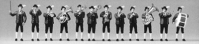 Preiser 10250 HO Bavarian Music Band Figures (Set of 12)