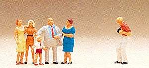 Preiser 10278 HO Family Krause with Photographer Figures (Set of 6)