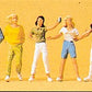 Preiser 10291 HO Teenagers Figures (Set of 7)