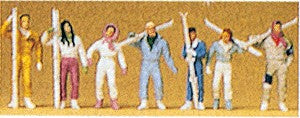 Preiser 10316 HO Scale Skiers Figures (Wintersportler) (Set of 7)