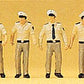 Preiser 10340 HO Scale Walking German Policemen Figures (Set of 6)