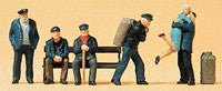 Preiser 10352 HO Merchant Sailors Ashore Figures (Set of 6)