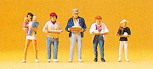 Preiser 10367 HO Self Service Customers Figures (Set of 5)