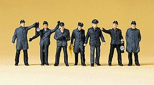Preiser 10409 HO Railway Workers Figures (Set of 7)