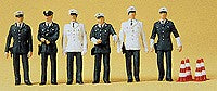 Preiser 10422 HO Working Era III Policemen Figures (Set of 6)