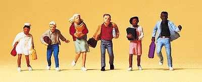 Preiser 10476 HO School Children Figures (Set of 6)