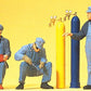 Preiser 10535 HO US Railway Personnel Figures with Welding Equipment (Set of 5)