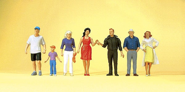 Preiser 10541 HO Passers-By Figures (Set of 7)