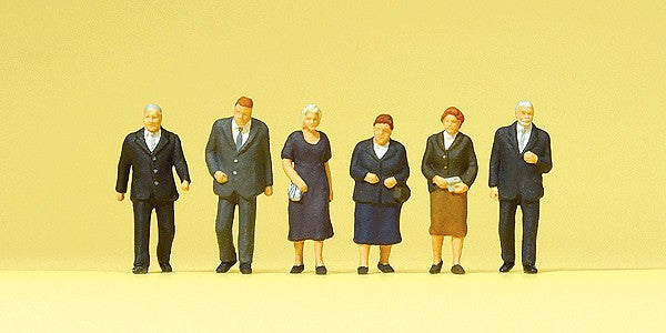 Preiser 10559 HO Church-Goers Figures #1 (Set of 6)