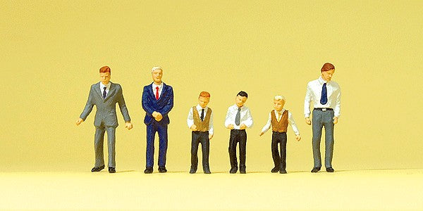 Preiser 10560 HO Church-Goers Figures #2 (Set of 6)