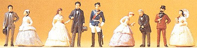 Preiser 12061 HO Scale Ludwig II Bavaria Suite Figures (Set of 9)