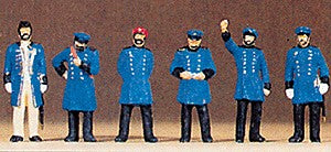 Preiser 12130 HO 1900''''s Royal Prussian Railway Personnel Figures (Set of 6)