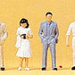 Preiser 14022 HO Passers-by Figures (Set of 6)