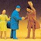 Preiser 14028 HO Arriving Passengers Figures (Set of 6)