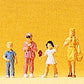 Preiser 14126 HO Standing Children Figures (Set of 6)