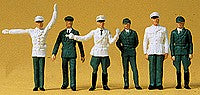 Preiser 14146 HO Scale German Police Figures (Set of 6)